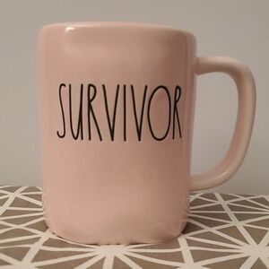 Rae Dunn Blush 'Survivor' Mug
